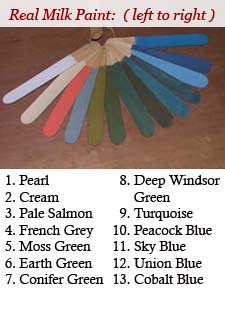 Real Milk Paint Color Chart
